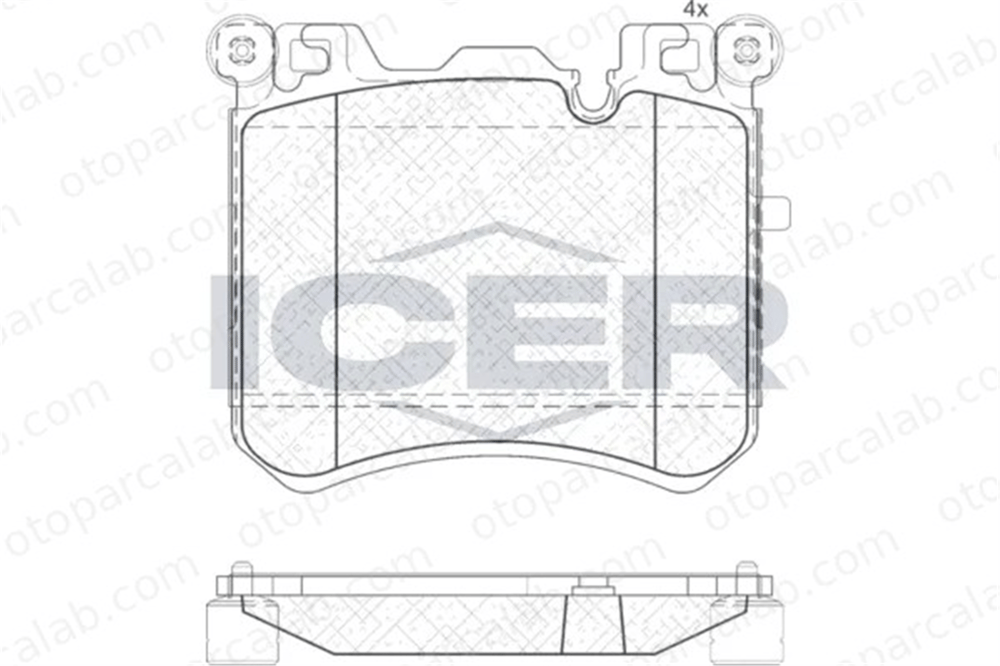 MANDO MBF015420 Fren Disk Balata Ön BMW X5 X6 MBF015420 34114073048