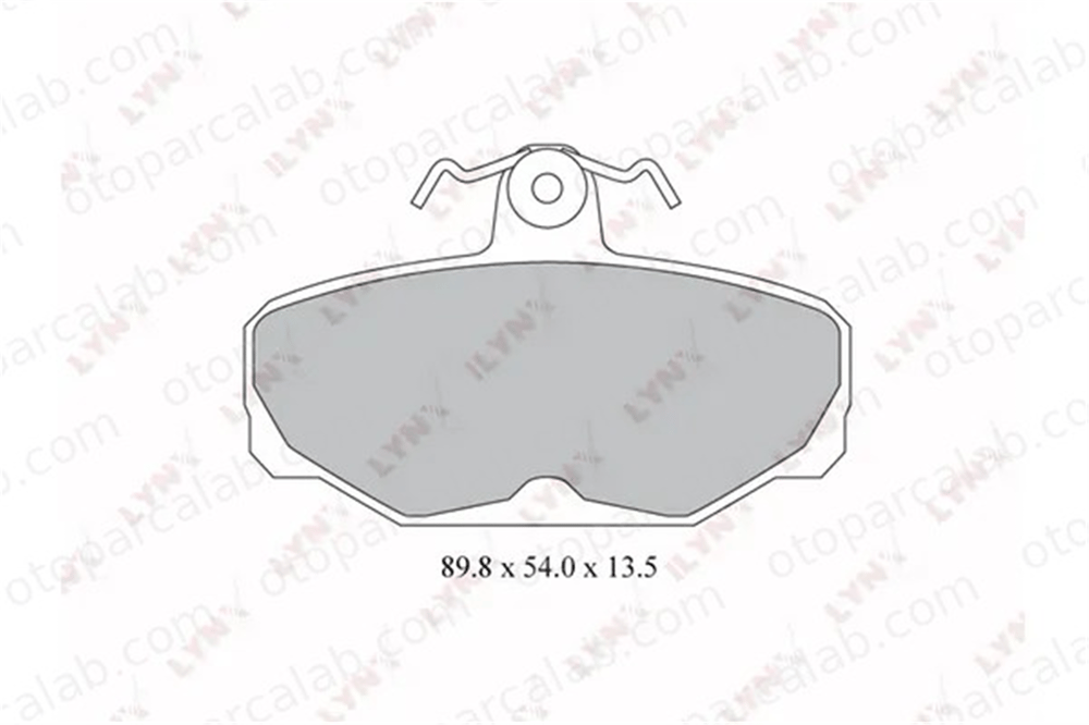 MANDO MBF015512 Fren Disk Balata Arka FORD SIERRA II SIERRA II Hatchback MBF015512 1111281