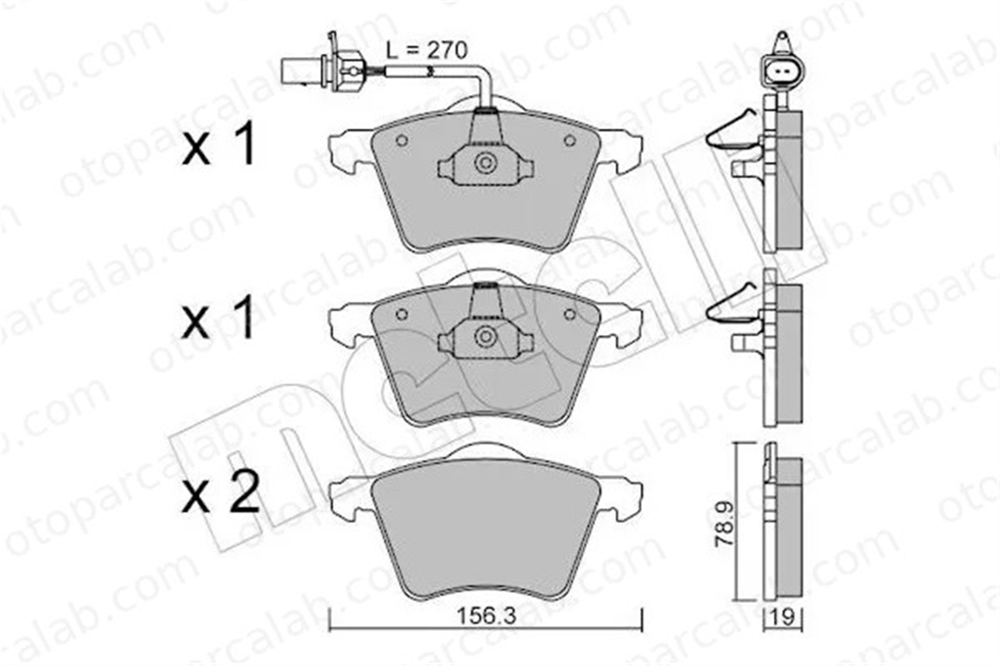 MANDO MBF015518 Fren Disk Balata Ön VW SHARAN SEAT ALHAMBRA MBF015518 1151377