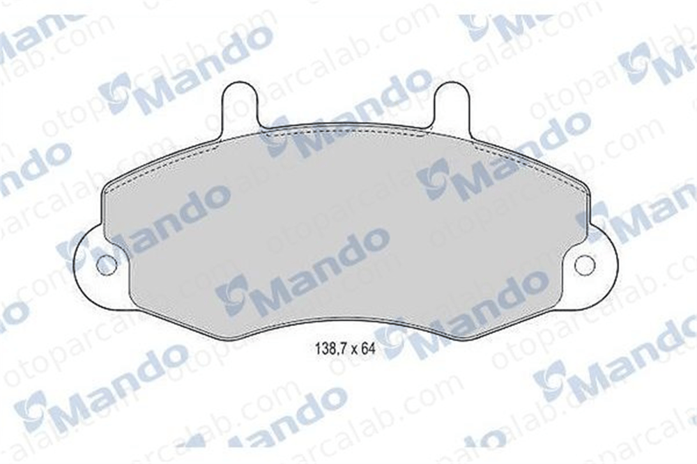 MANDO MBF015519 Fren Disk Balata Ön FORD TRANSIT Minibüs/Otobüs TRANSIT Panelvan/Van 1301589 1134158