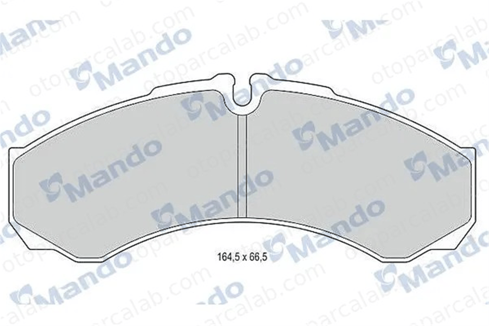 MANDO MBF015560 Fren Disk Balata Ön IVECO DAILY III Platform şasi DAILY III Panelvan/Van MBF015560 1906401