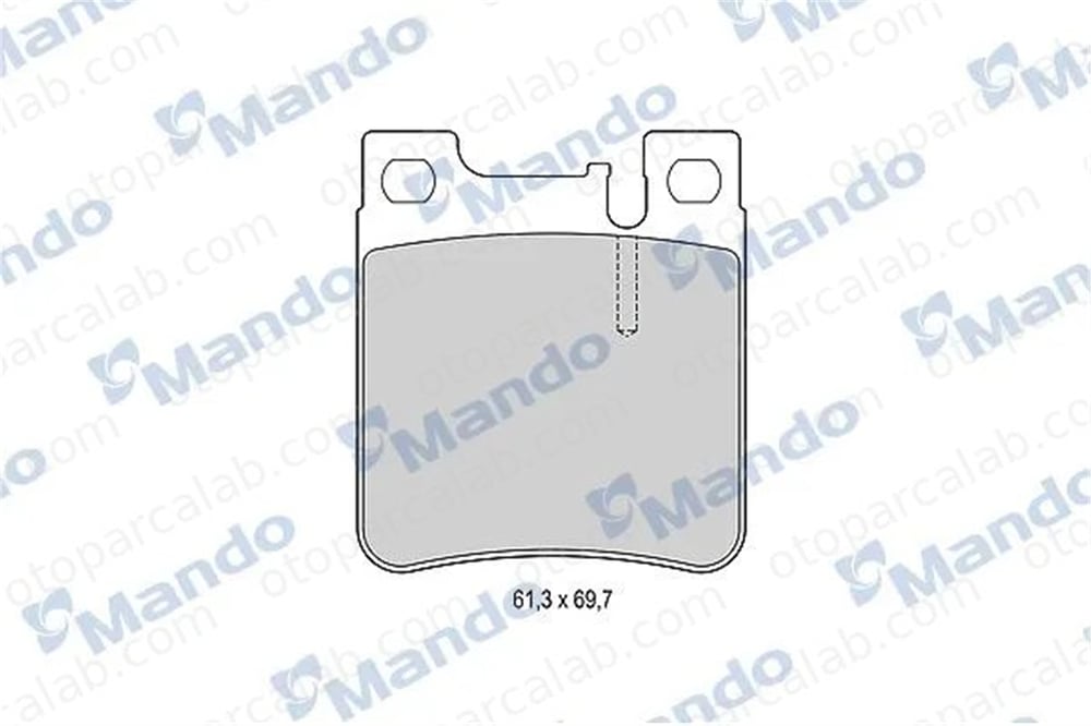 MANDO MBF015655 Fren Disk Balata Arka MERCEDES-BENZ E-SERISI T-Model S-SERISI MBF015655 5143633AA