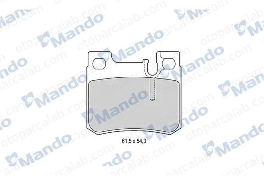 MANDO MBF015656 Fren Disk Balata Arka MERCEDES-BENZ 124 Sedan 190 MBF015656 24200120