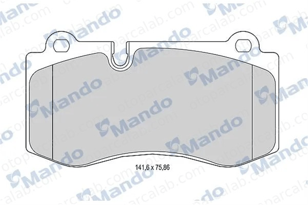 MANDO MBF015673 Fren Disk Balata Ön MERCEDES-BENZ S-SERISI S-SERISI Coupe MBF015673 44208020