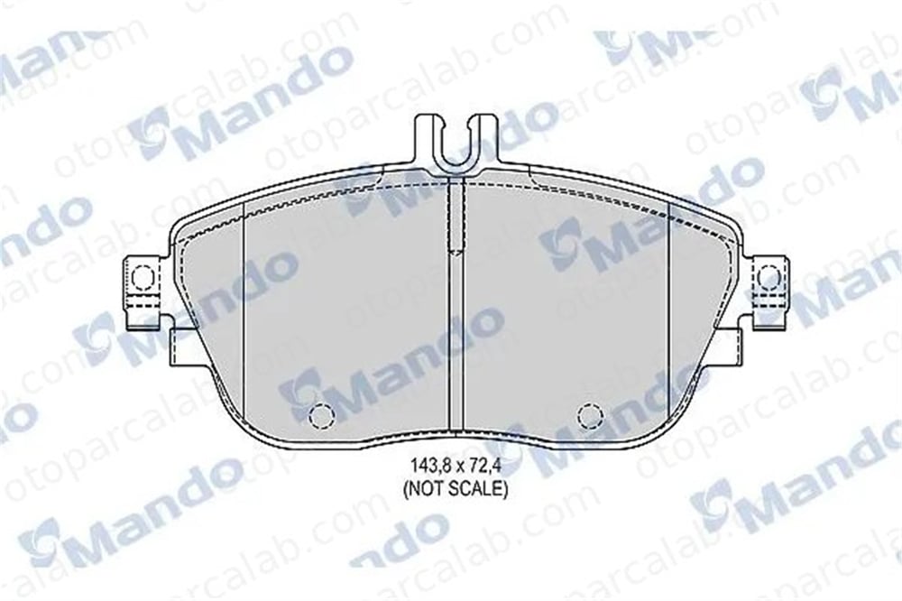 MANDO MBF015680 Fren Disk Balata Ön MERCEDES-BENZ CLA Coupe A-SERISI MBF015680 64204620