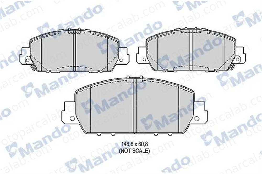 MANDO MBF015686 Fren Disk Balata Ön MERCEDES-BENZ S-SERISI S-SERISI Coupe MBF015686 64208820