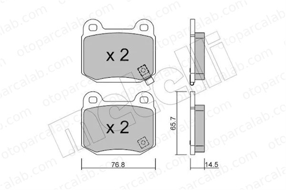 MANDO MBF015741 Fren Disk Balata Arka NISSAN 350Z Coupe 350Z Roadster MBF015741 4605A050