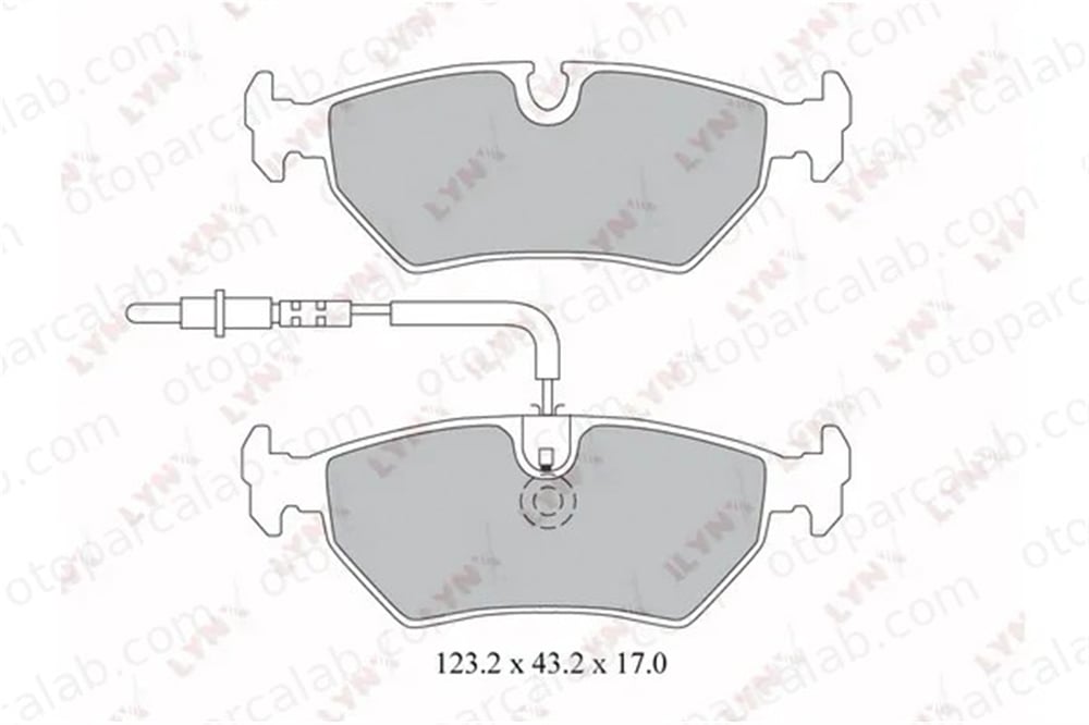 MANDO MBF015776 Fren Disk Balata Arka CITROËN EVASION MPV FIAT ULYSSE MBF015776 71773142