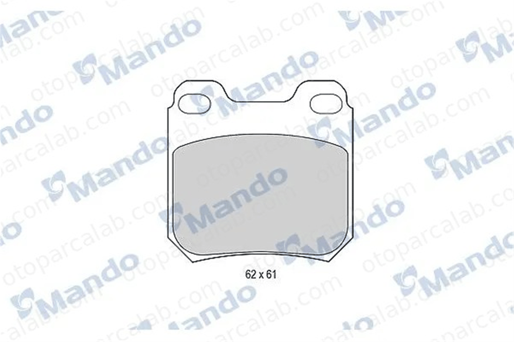MANDO MBF015808 Fren Disk Balata Arka OPEL OMEGA B OMEGA B Station wagon 1605006 1605031