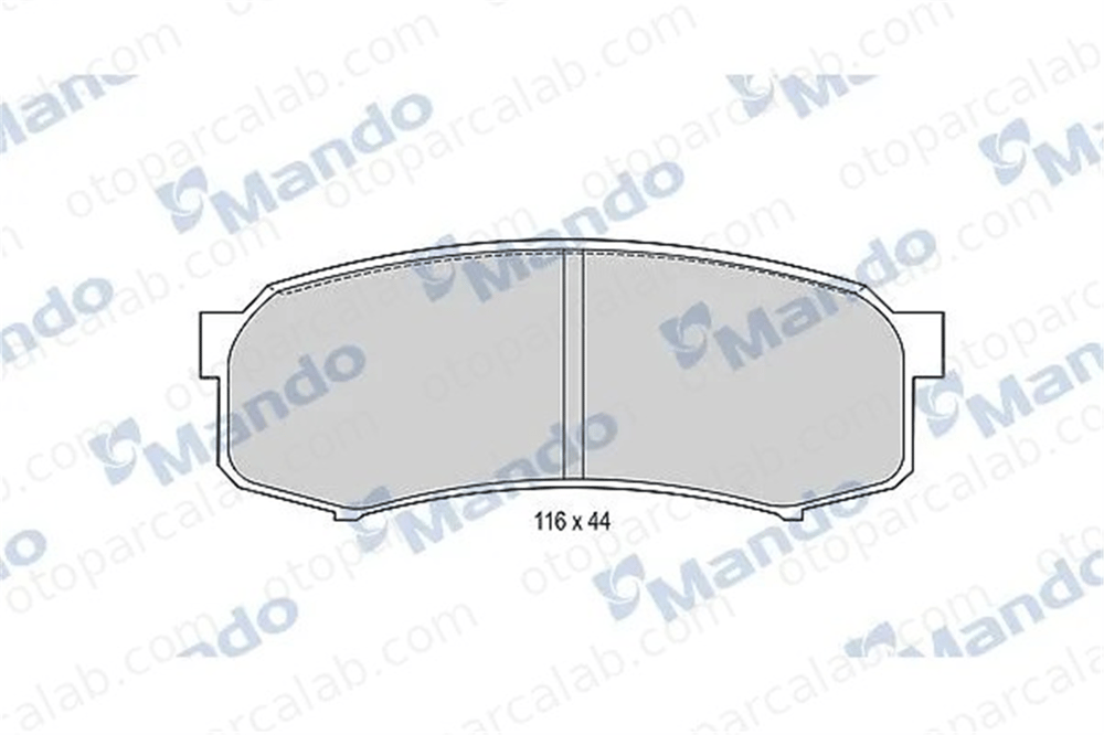 MANDO MBF015845 Fren Disk Balata Ön TOYOTA LAND CRUISER LAND CRUISER PRADO MBF015845 446660060