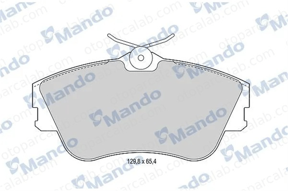 MANDO MBF015893 Fren Disk Balata Ön VW TRANSPORTER T4 Minibüs/Otobüs TRANSPORTER T4 Panelvan/Van MBF015893 701698151D