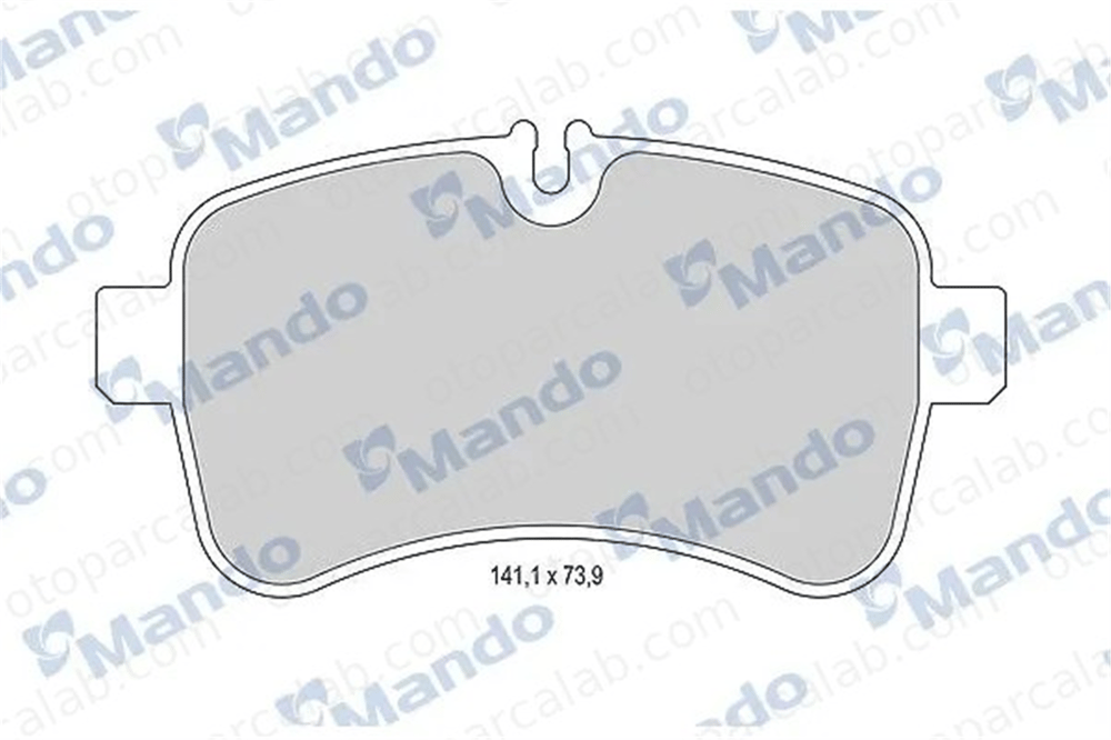 MANDO MBF015964 Fren Disk Balata Arka IVECO DAILY IV Panelvan/Van DAILY IV Platform şasi 42555917 500055564