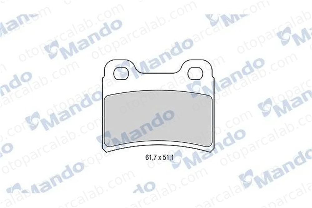 MANDO MBF015976 Fren Disk Balata Arka FORD ESCORT V ESCORT VI MBF015976 1095598
