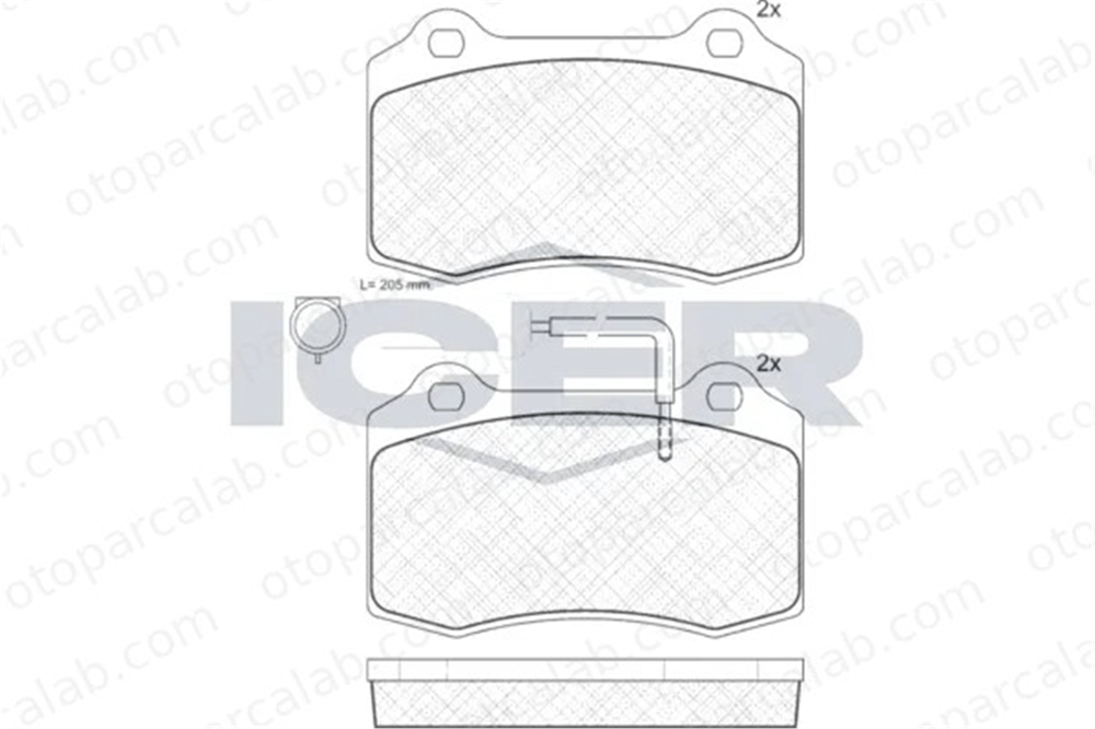MANDO MBF01C0792 Fren Disk Balata Ön CHRYSLER VIPER VIPER Convertible MBF01C0792 4897218AB