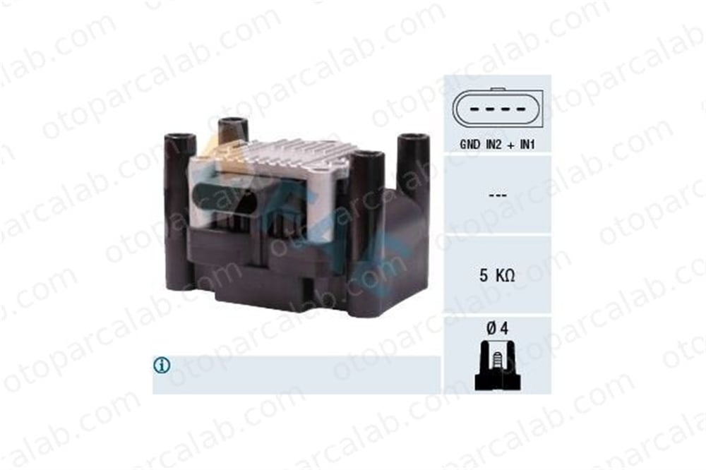 MANDO MMI030010 Ateşleme Bobini VW BORA I GOLF IV 30905106 32905106