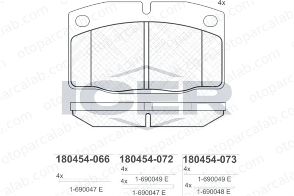 MANDO MPG02 Fren Disk Balata Ön OPEL KADETT E Hatchback KADETT E MPG02 90398759