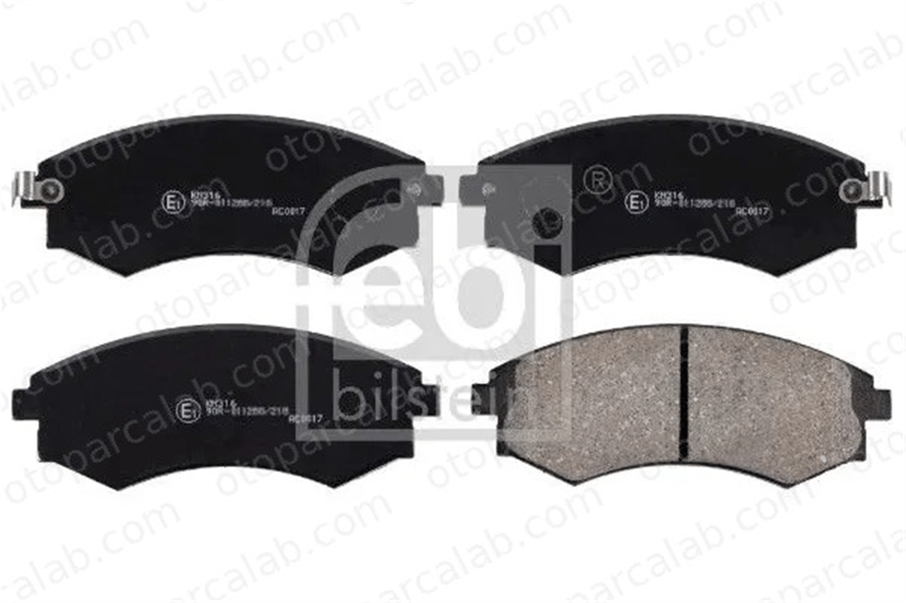 MANDO RMPD10NS Fren Disk Balata Ön SSANGYONG KORANDO HYUNDAI SONATA III RMPD10NS 410600C890