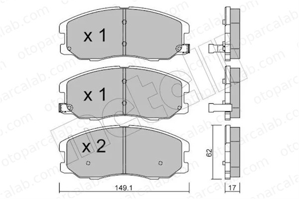 MANDO RMPD28 Fren Disk Balata Ön OPEL ANTARA A CHEVROLET CAPTIVA P96626069 19168899