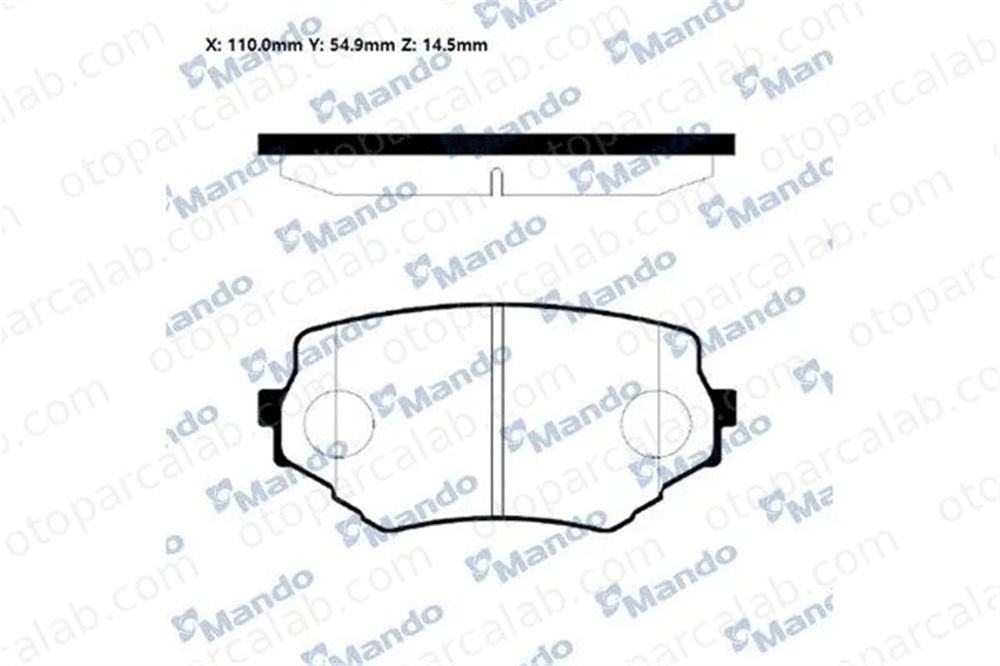 MANDO RMPZ02NS Fren Disk Balata Ön SUZUKI GRAND VITARA I VITARA RMPZ02NS 5520065D10