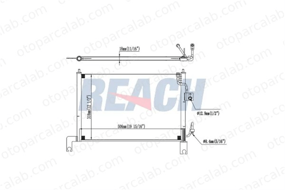 MARGO 2525015 Klima Radyatörü FORD RANGER MAZDA B-SERIE 4066739 3636303