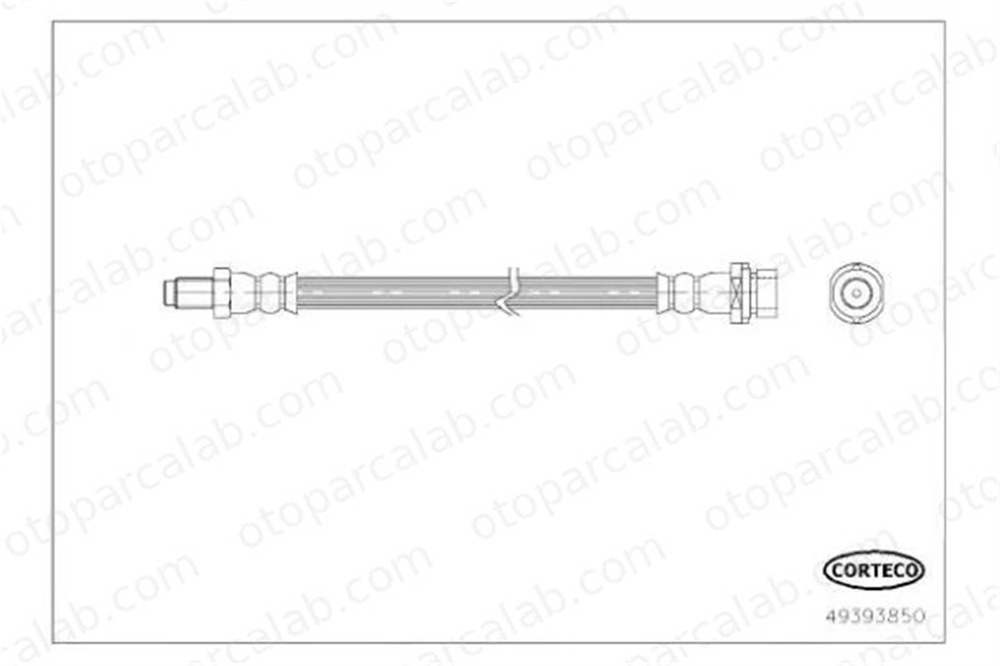 MARGO 2730054 Fren Hortumu Arka Sağ veya Sol FORD TRANSIT Panelvan/Van TRANSIT Platform şasi 1488316 8C1V2282EA