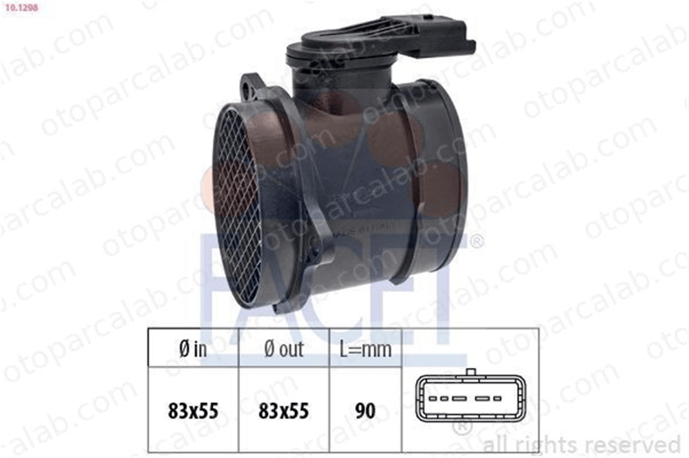 MARGO 2837003 Hava Debimetresi PEUGEOT PARTNER Kasa/büyük limuzin CITROËN BERLINGO Kasa/büyük limuzin 3M5A12B579BB 1610874680