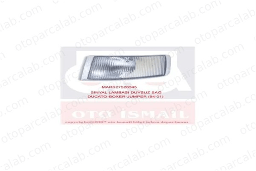 MARS 520345 Sinyal Lambası Sağ FIAT DUCATO Panelvan/Van DUCATO Minibüs/Otobüs 1303854080 630343