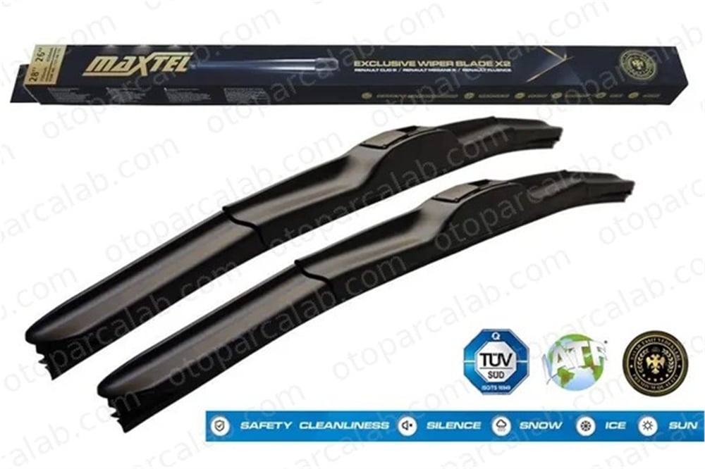 MAXTEL 12425480 Silecek Süpürgesi Ön Hybrid Tip 600/450 mm - 24/18 inç MERCEDES-BENZ 124 Sedan C-SERISI 983501J200 MN181423
