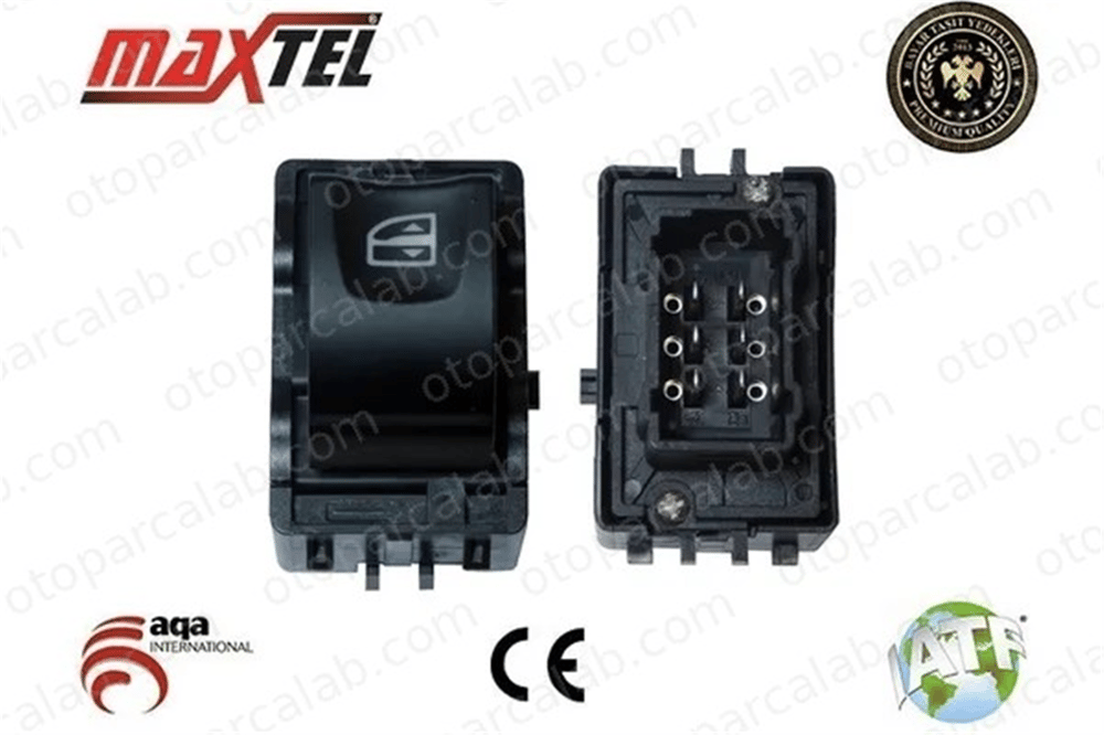 MAXTEL 18204003 Cam Açma Düğmesi Arka Sağ veya Sol DACIA DUSTER LODGY 254210001R 809602454R