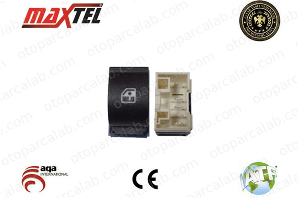 MAXTEL 18205038 Cam Açma Düğmesi Ön Sağ FIAT FIORINO Kasa/büyük limuzin QUBO 735461275 735518654