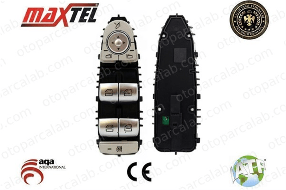 MAXTEL 18208004 Cam Açma Düğmesi Ön Sol MERCEDES-BENZ E-SERISI E-SERISI T-Model 2229052004 A2139054803