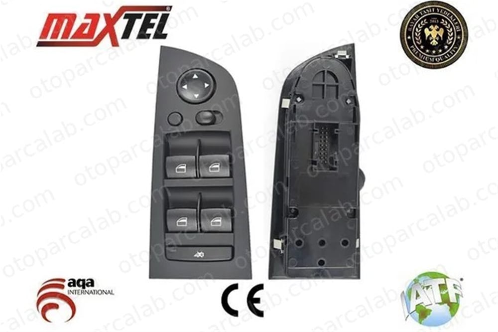 MAXTEL 18209337 Cam Açma Düğmesi Ön Sol BMW 3 Touring X5 61319217332 61316948632
