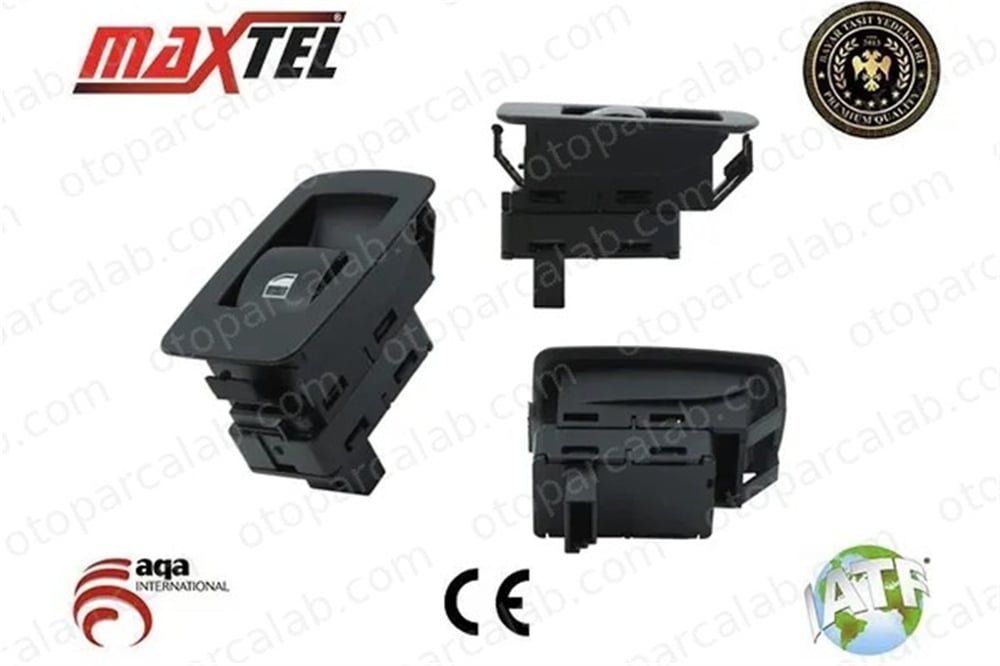 MAXTEL 18209874 Cam Açma Düğmesi Ön Sağ BMW 3 Touring 3 61316945874 61316935534