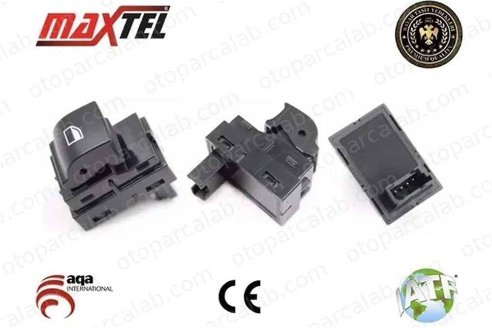 MAXTEL 18209949 Cam Açma Düğmesi Ön Sağ BMW 5 5 Touring 61319241949 61319163527