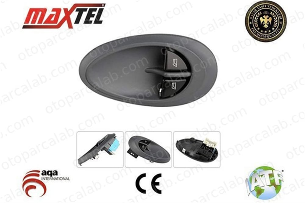 MAXTEL 18229134 Cam Açma Düğmesi Ön Sol IVECO DAILY II Panelvan/Van 500321134 500190637