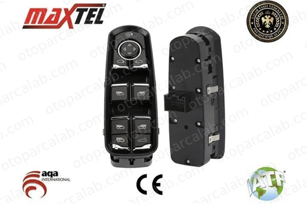 MAXTEL 18235859 Cam Açma Düğmesi Ön Sol PORSCHE PANAMERA CAYENNE 7PP959858R 7PP959858H