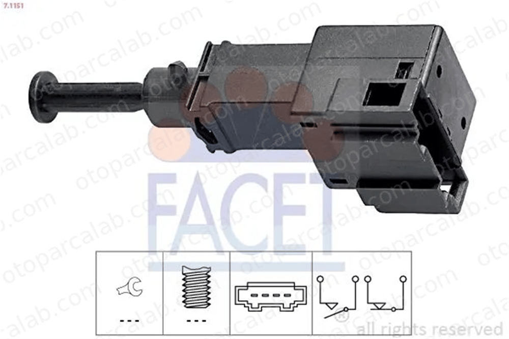 MCAR AN-2455 Fren Müşürü VW POLO SKODA OCTAVIA II Combi 8Z0945511 1J0945511A