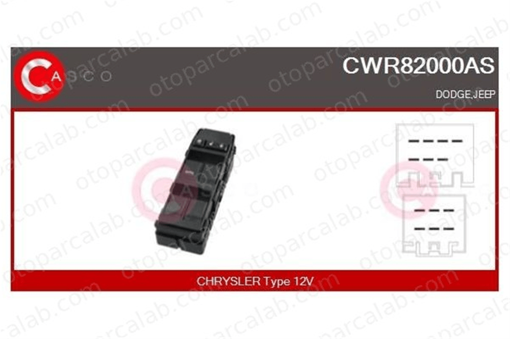 MCAR AN-3206 Cam Açma Düğmesi Ön Sol JEEP COMPASS PATRIOT 56040691AA 56040691AB