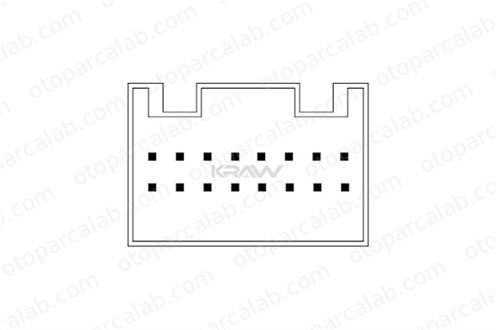 MCAR AN-3416 Cam Açma Düğmesi Ön Sol PORSCHE PANAMERA PANAMERA Sport Turismo 971959858C