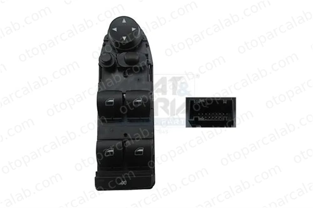 MCAR AN-3514BS Cam Açma Düğme Çerçevesi Ön Sol BMW 3 Touring X5 61319132135 61316948632