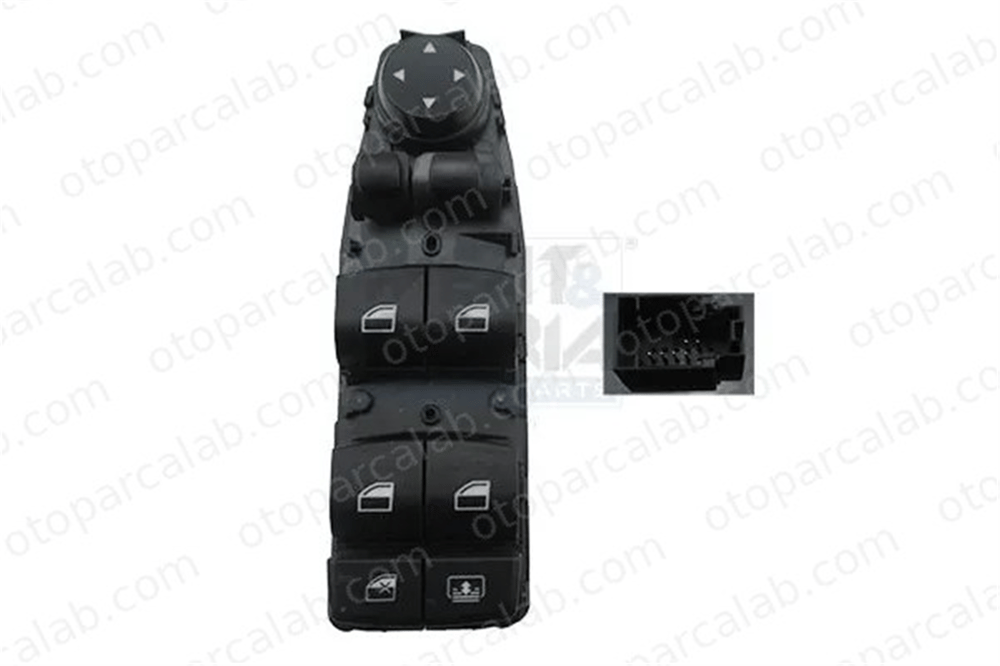 MCAR AN-3522 Cam Açma Düğmesi Ön Sol BMW 5 5 Touring 61319241915 61319163574