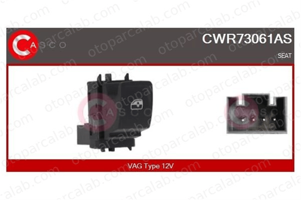 MCAR AN-417 Cam Açma Düğmesi Ön Sağ VW GOLF VII GOLF VII Variant AN417 5G0959855D