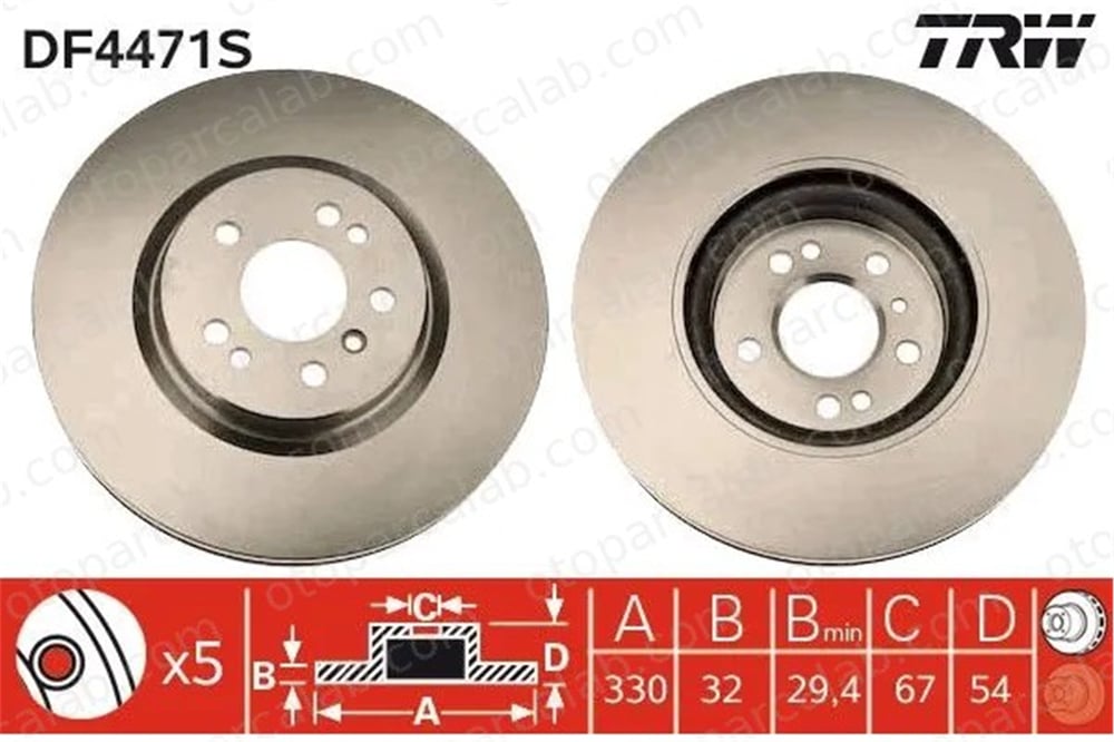 MERCEDES ORJINAL A1644211312 Fren Disk Ayna Ön Sağ ve Sol MERCEDES-BENZ R-SERISI M-SERISI A1644211312 1644210412