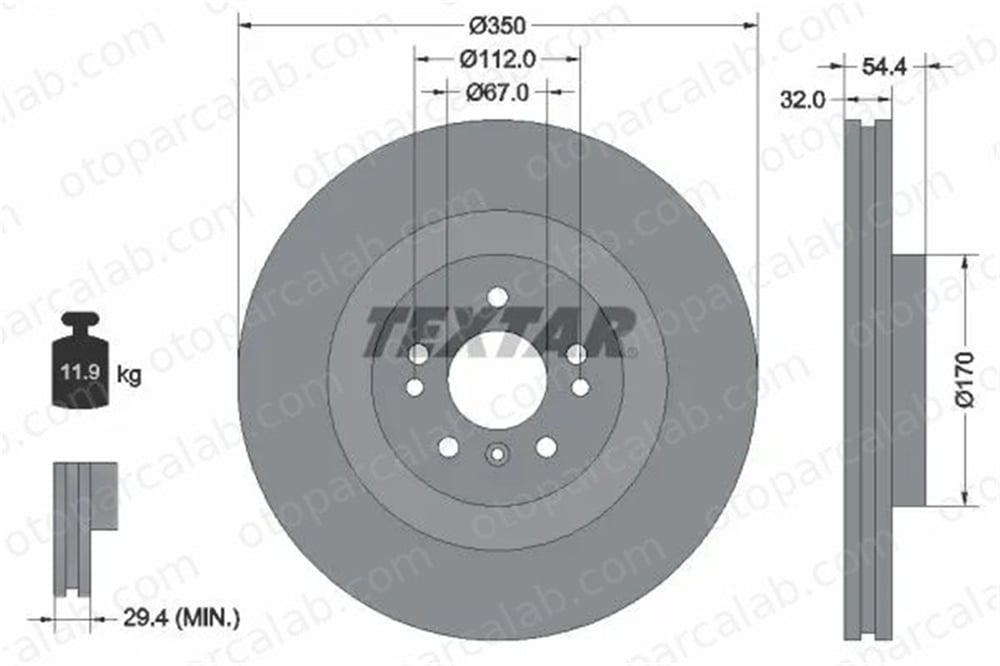 MERCEDES ORJINAL A1664211400 Fren Disk Ayna Ön Sağ ve Sol MERCEDES-BENZ GLS M-SERISI A1664211400 1664210712