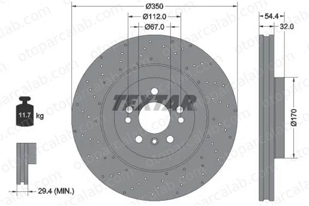MERCEDES ORJINAL A1664211500 Fren Disk Ayna Ön Sağ ve Sol MERCEDES-BENZ GLE M-SERISI A1664211500 1664211012
