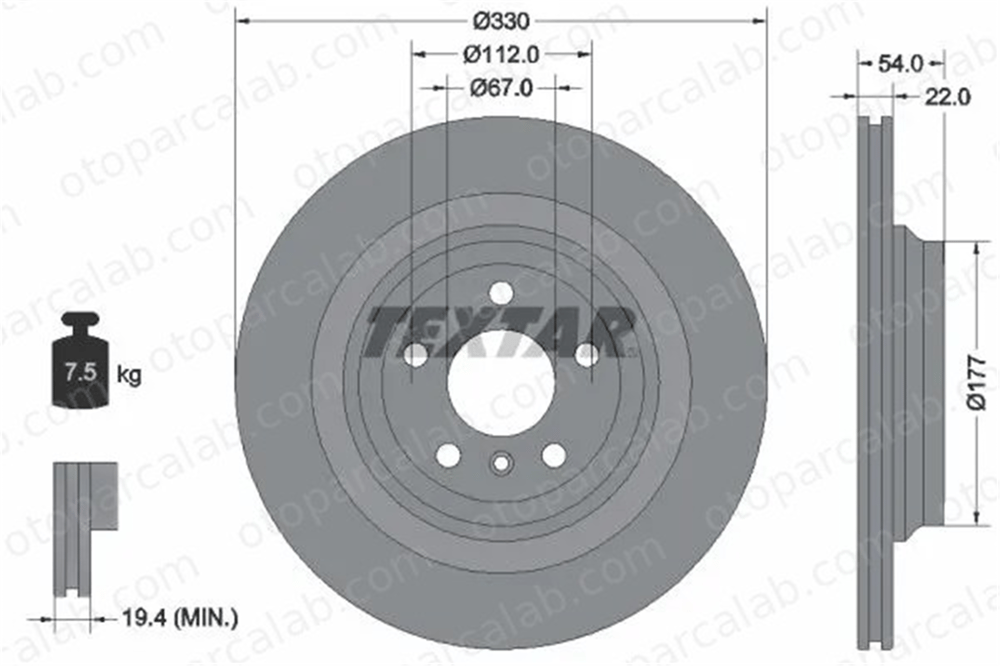 MERCEDES ORJINAL A1664230112 Fren Disk Ayna Arka Sağ ve Sol MERCEDES-BENZ M-SERISI GLE A1664230112 1664230112