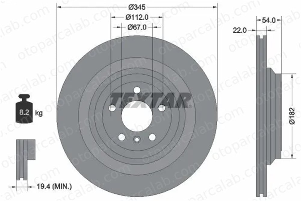 MERCEDES ORJINAL A1664230700 Fren Disk Ayna Arka Sağ ve Sol MERCEDES-BENZ GLE M-SERISI A1664230700 1664230212