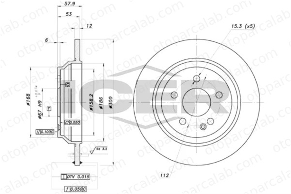 MERCEDES ORJINAL A447423001207 Fren Disk Ayna Arka Sağ ve Sol MERCEDES-BENZ VITO Mixto VITO Tourer A447423001207 4474230012