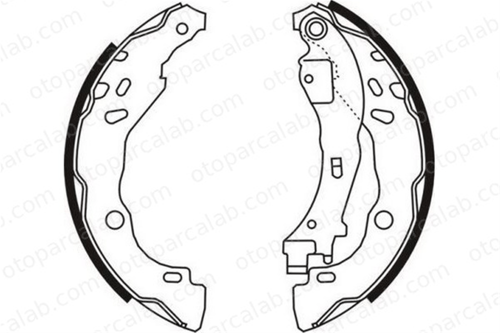 MGA 54256 Fren Pabuçlu Balata Arka LANCIA YPSILON CITROËN C3 I 4241L7 77362365
