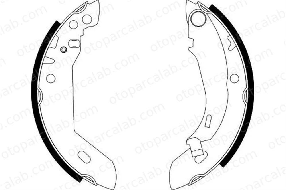 MGA 54268 Fren Pabuçlu Balata Arka PEUGEOT 205 II CITROËN ZX 424100000 424124